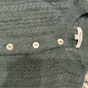 Madewell Teal Button-Up Cardigan s 2025